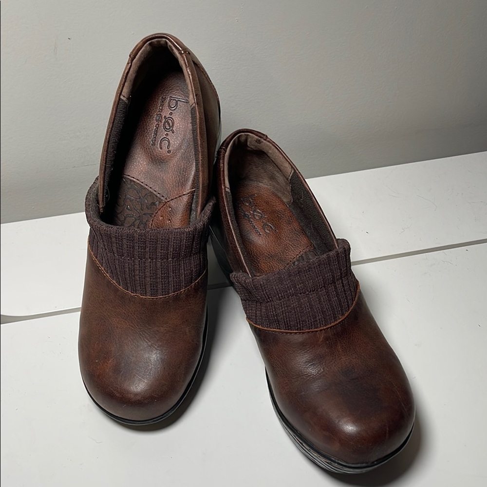 b.o.c. - Womens Peggy Clog - Brown - size 9.5